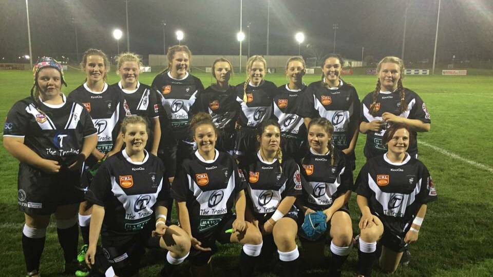 
The Yass Magpies Under 18’s girls for 2016. Photos: Supplied. 