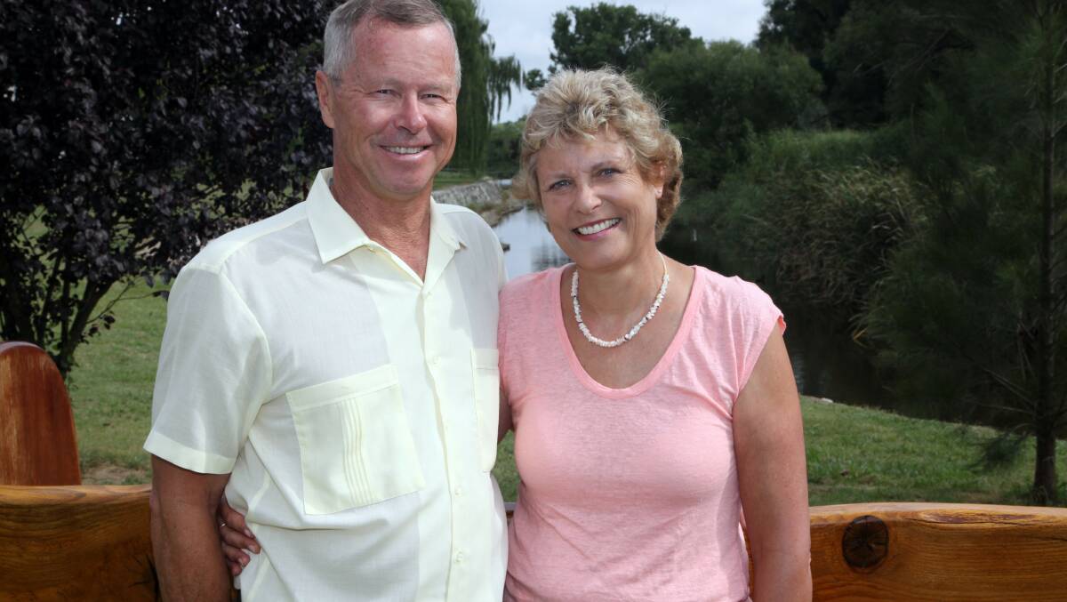 Upper Lachlan Shire Mayor John Shaw OAM with his proud wife Suzi. 