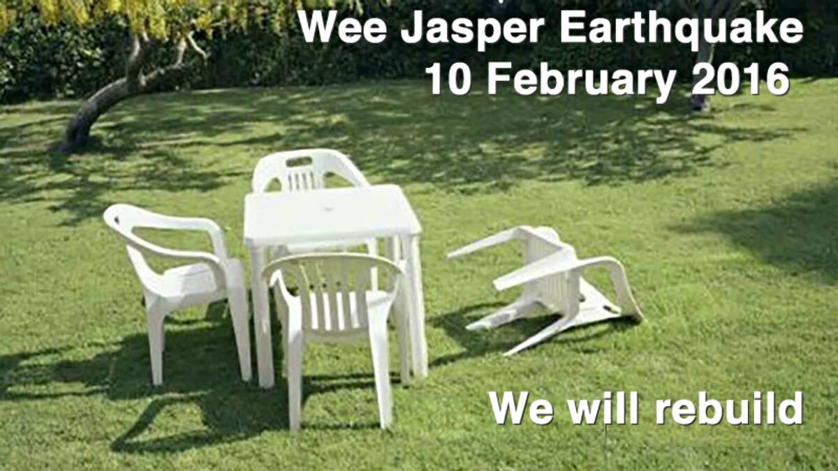 Local resident Andrew Hennell took to his computer on Wednesday, making sure there was no damage done by the earthquake, to make this great meme. 