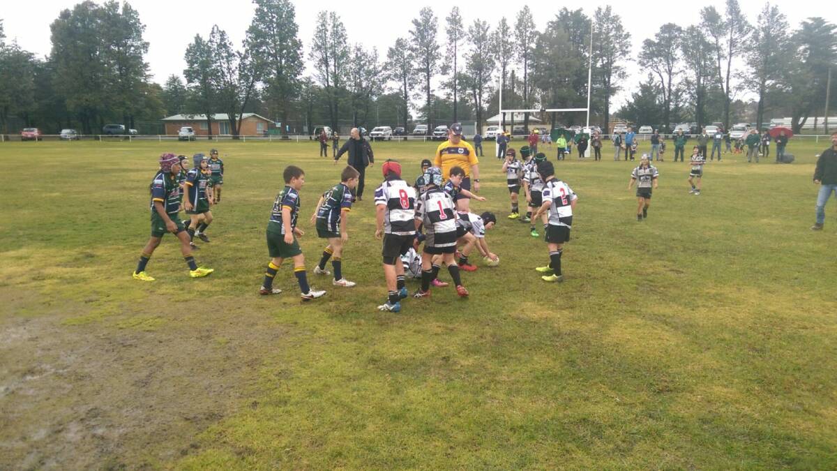 U9s played Uni-Norths at Victoria Park on a wet and sodden Saturday morning.