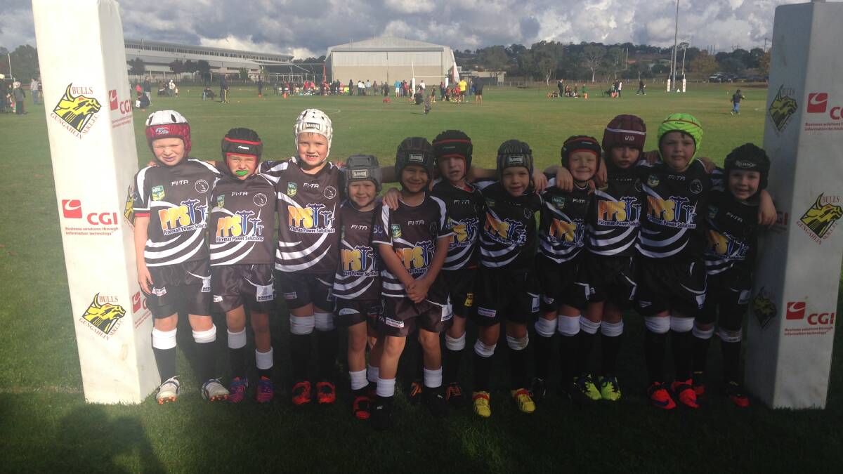 The Yass Magpies Under 8’s for 2016. Photos: Supplied. 
