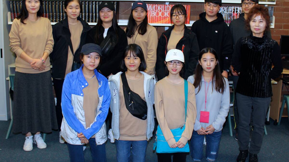 Students and staff from Eungye Middle School in South Korea. Photos: Tom McCoy.
