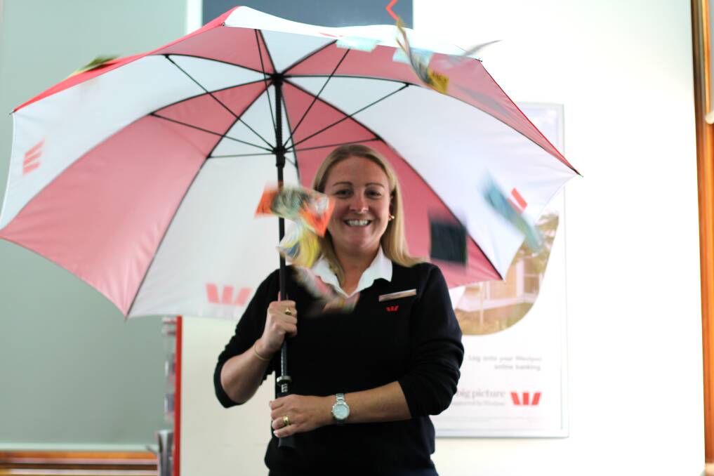 Westpac Yass branch manager Olivia Pearce is excited about the the charity donations. Photo: Jessica Cole. 