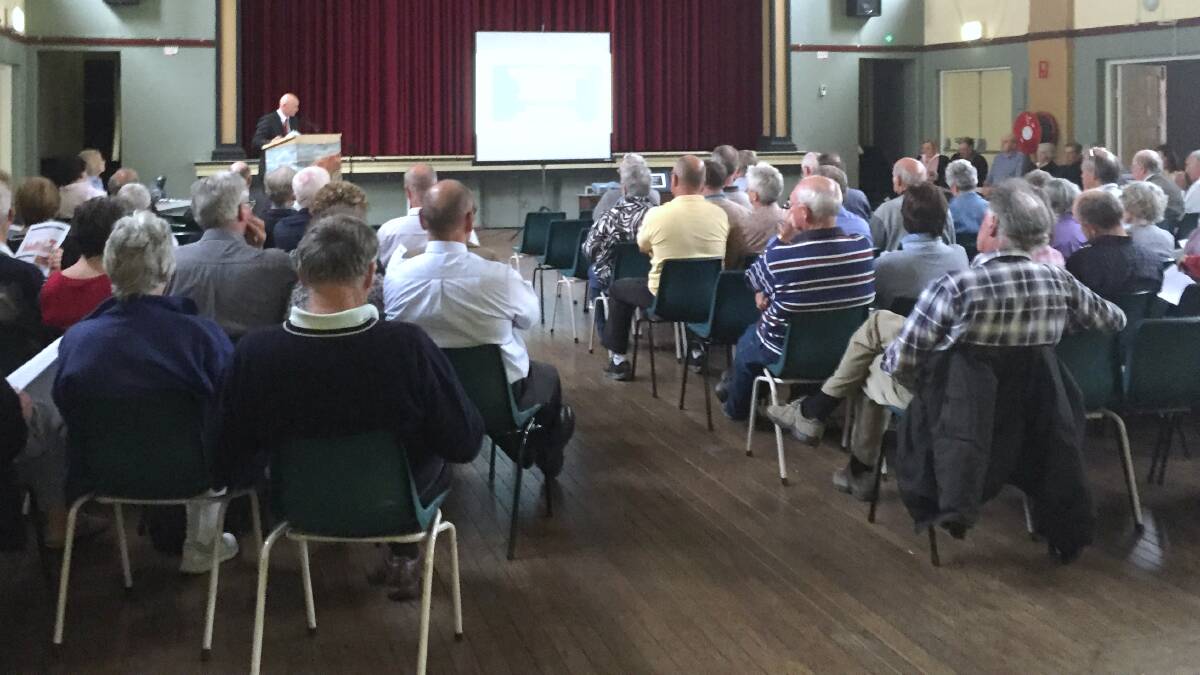 Over 70 residents attended the first public forum for the Special Rate Variation proposal on Tuesday night. Photo: Supplied.
