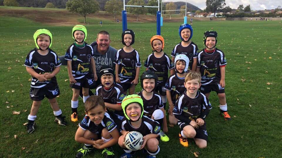 The Yass Magpies Under 6’s for 2016. Photos: Supplied. 

