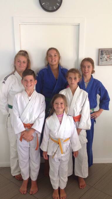 The Hamilton family are accomplishing big things in their chosen sports of judo, Australian Rules and Oztag. Photo: supplied.