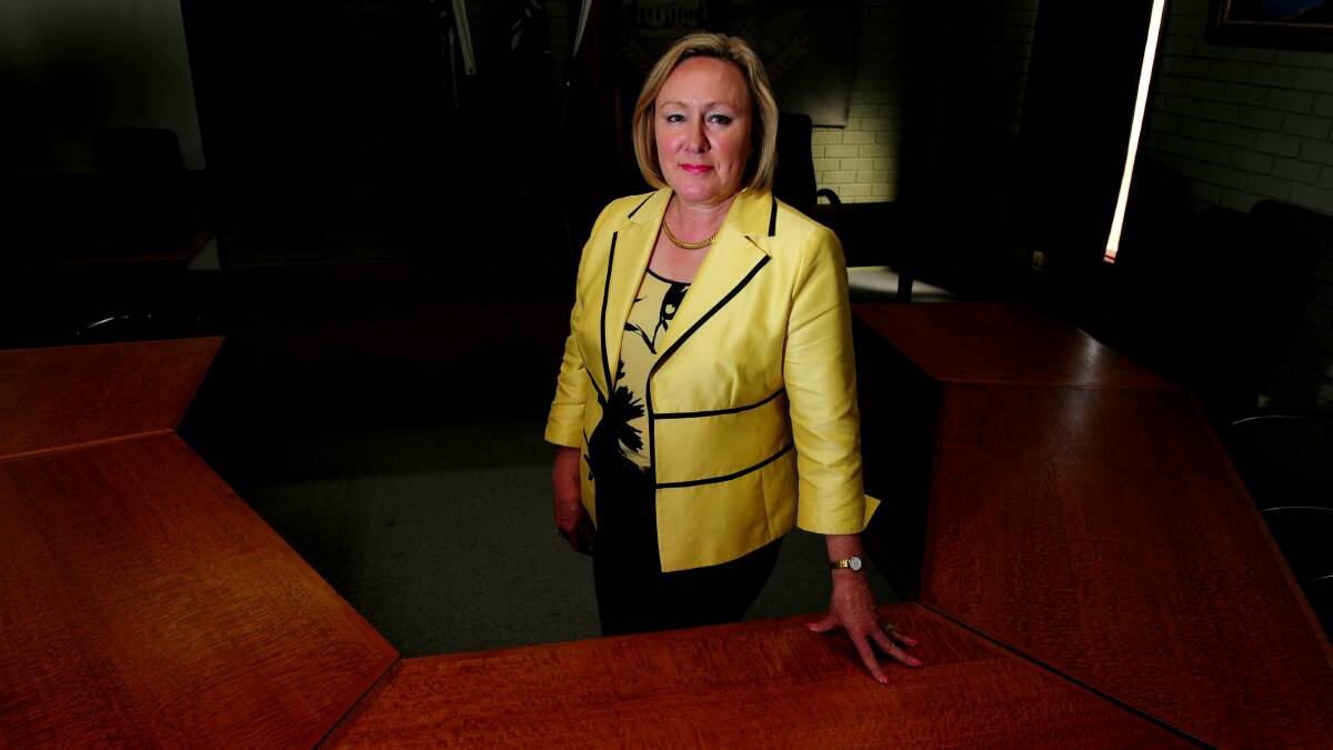 Mayor Rowena Abbey is fed up with the behaviour of certain members of the public. Photo: The Canberra Times.