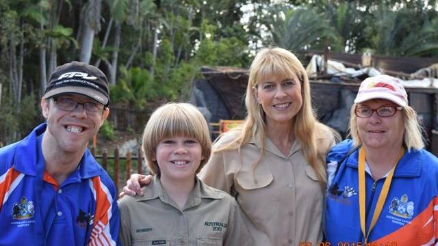 Tim Scanes and Alison Puckett were two of the lucky people to meet Bob and Terri Irwin.  
