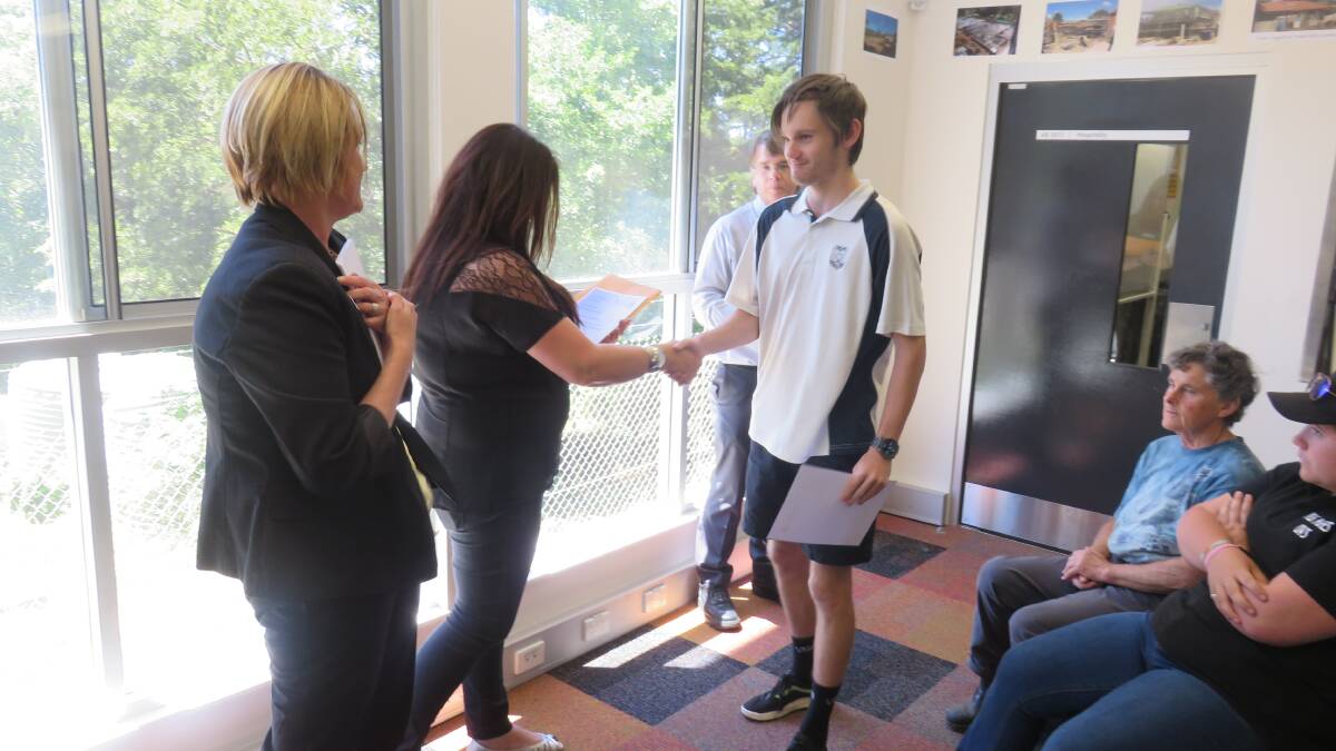 Employers from businesses around Yass were on hand to present certificates to students who had just finished work experience.
