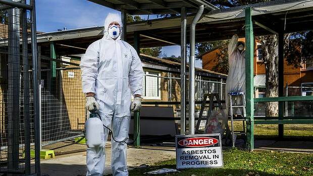 Last week Workcover NSW met with Council to talk about issues relating to asbestos in the area. Photo: Canberra Times.
