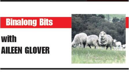 Binalong Bits is sent in by Aileen Glover once a week.