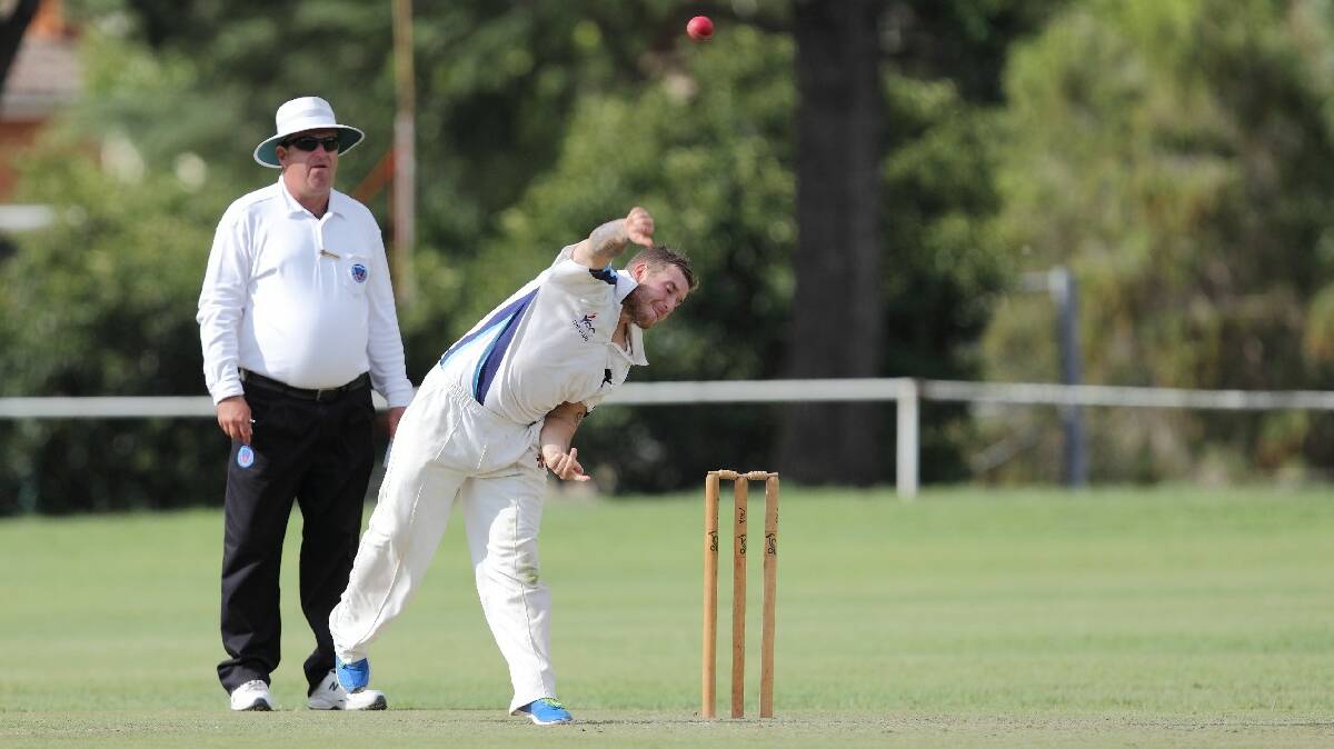 Chris Rawlinson claimed two wickets with his off spin. Photo: RS Williams.
