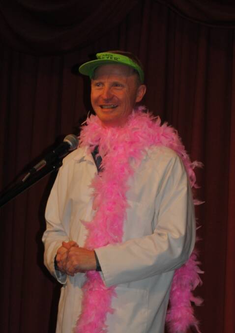Greg North was a popular performer in Binalong at the weekend.