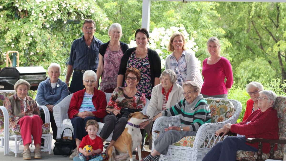 Members of the Friday club went to Bowning to visit Lyn and Bob Teasdale for their open garden. Photo: Jessica Cole. 
