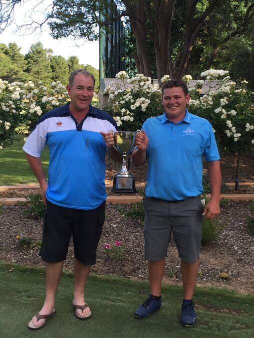 Peter Timmer and Tim Smith after the RMC Open Championship.
