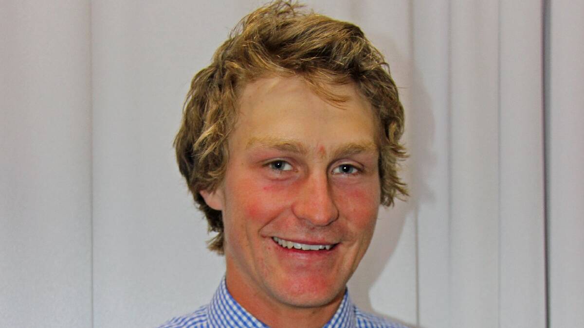 Yass local Ben Patrick won the Peter Westblade Sheep and Wool Industry Scholarship recently. Photo: Contributed. 
