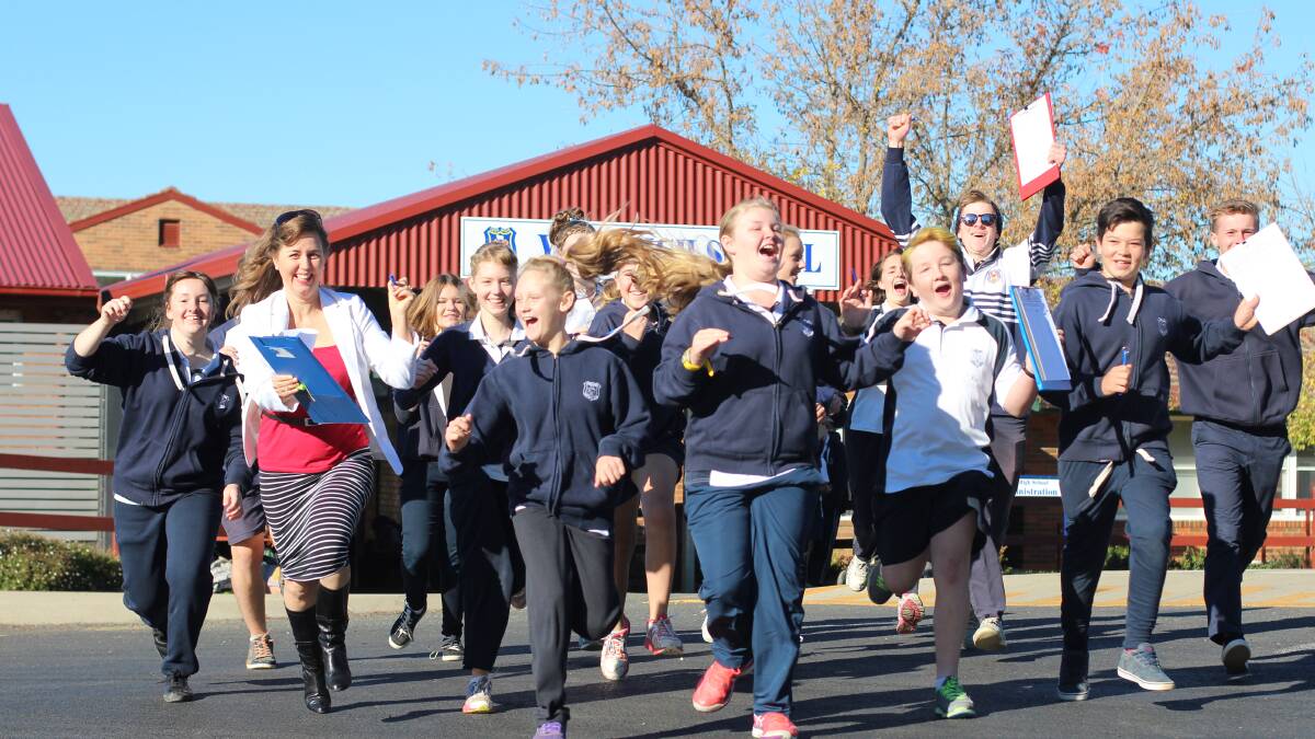 Yass High School students and parents are encouraging all residents to sign their petition to secure funding for upgrades to Yass High School. Photo: Jessica Cole.

