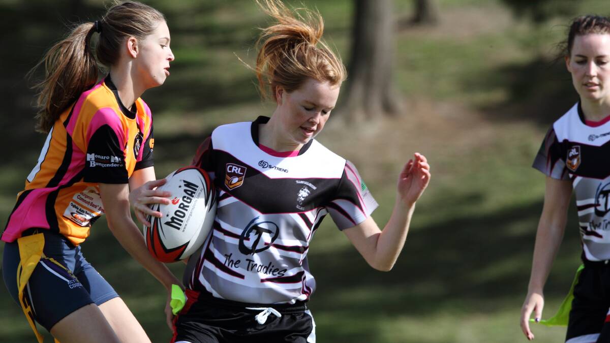 Drew MacArthur crossed for the Girlpies during their big win at the weekend.