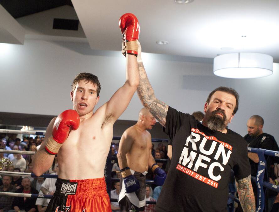 Yass fighter Justin Barton will draw plenty of interest in his return to Yass Fight Night on Saturday. Photo: Supplied.

