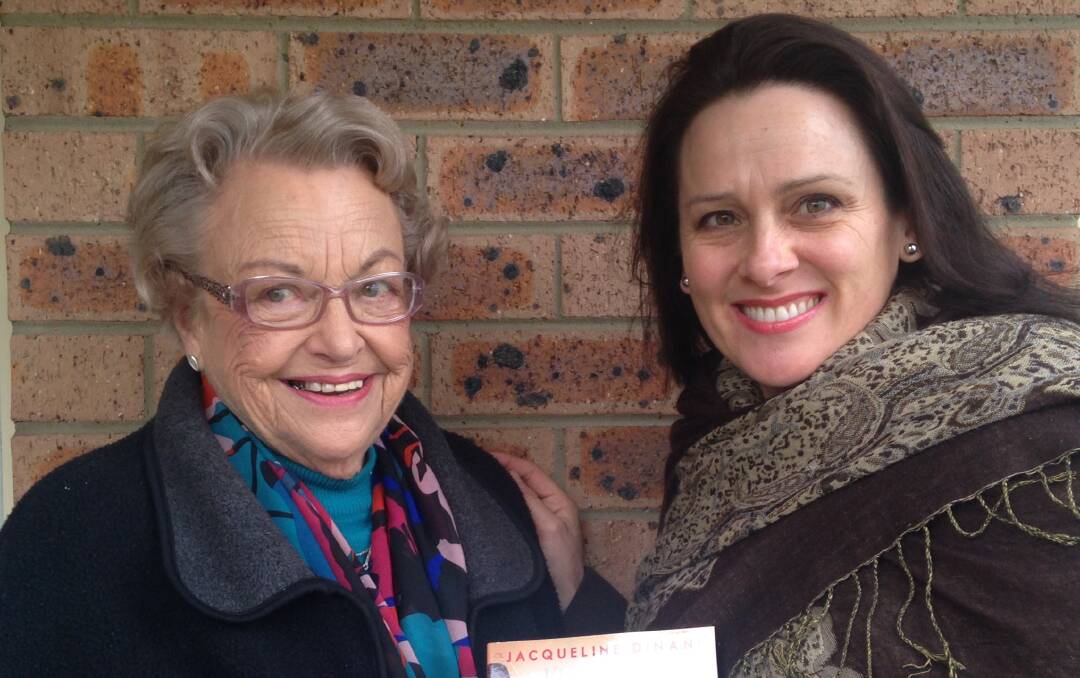 Thea with 'Between the Dances' author Jacqueline Dinan.
