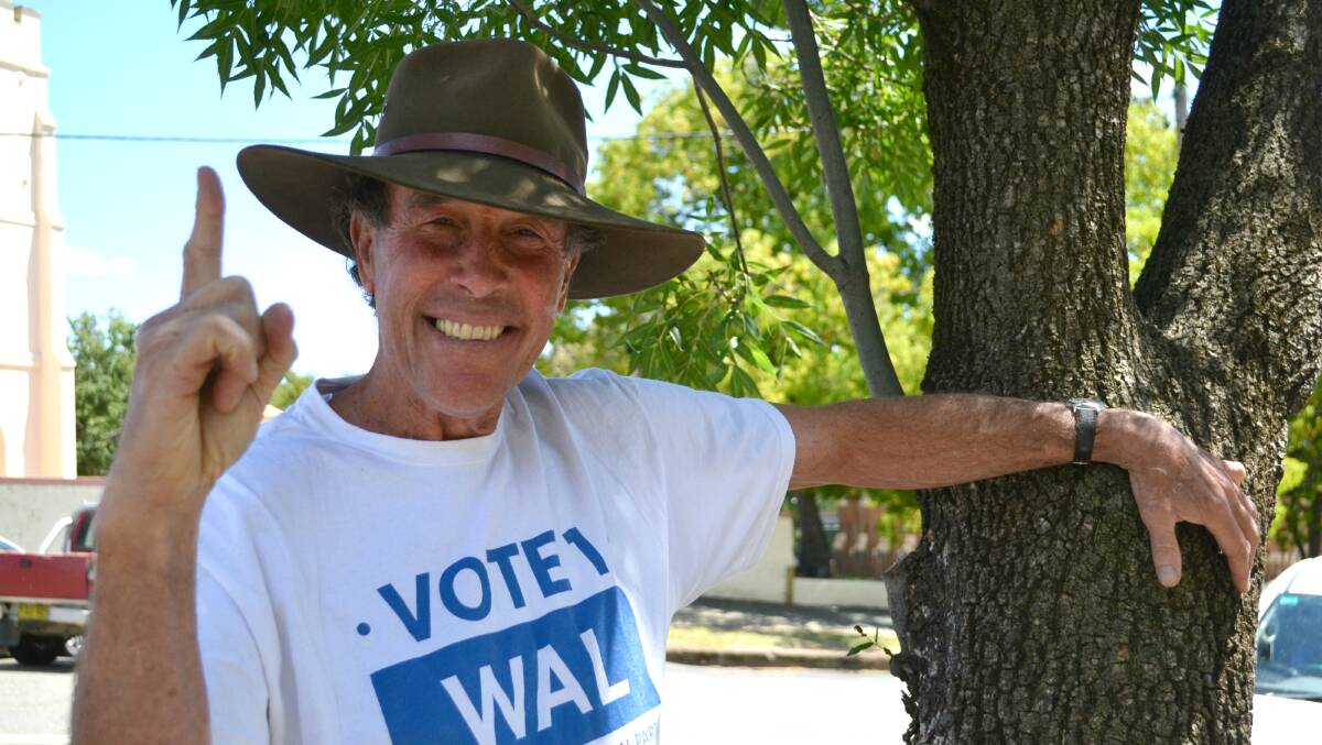 Wallace Ashton has tried to shake it up during his campaign running for the Outdoor Recreation Party. Photo: Jessica Cole.