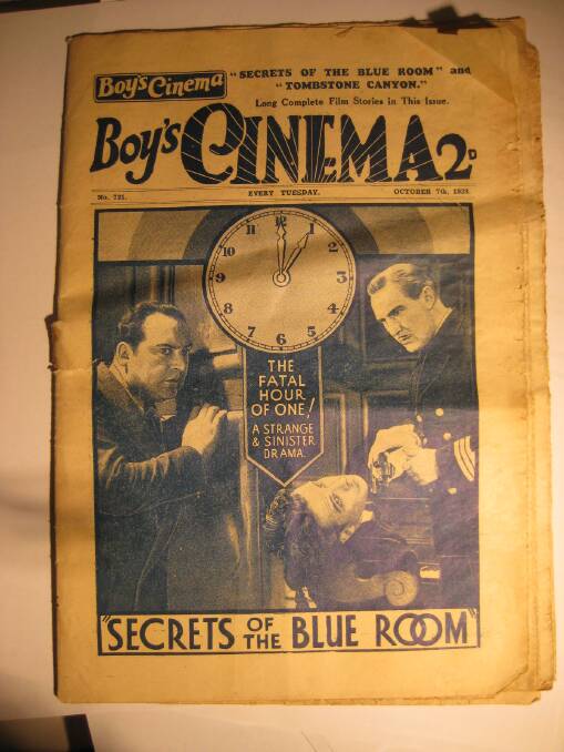 The magazine Boy’s Cinema from 1933 was discovered during a renovation in Gunning recently.
