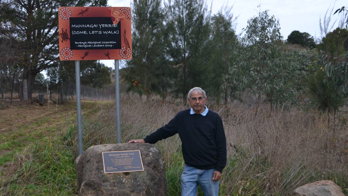 Yass man Eric Bell was heavily involved in the development and opening of the Munnagai Yerribi walking path at Yass Gorge.