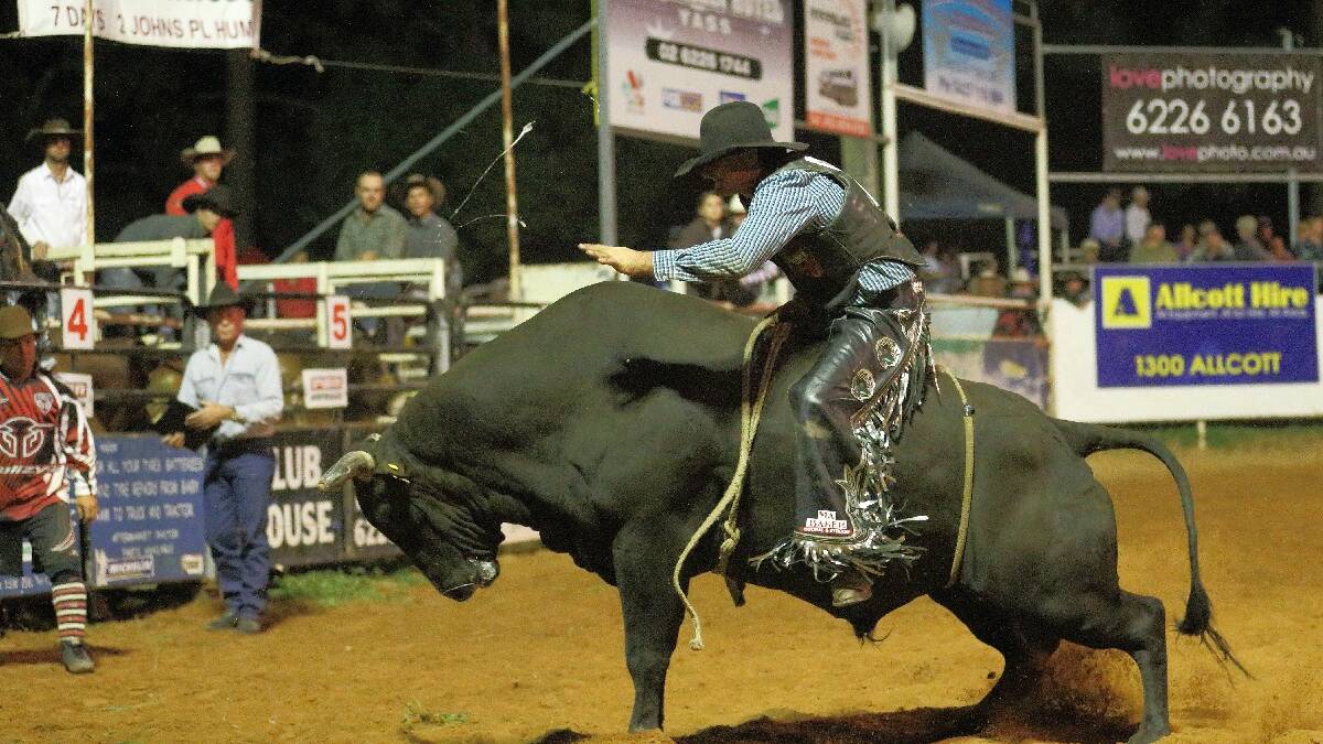The Yass Show PBR rodeo was a resounding success on Saturday night. Photo: RS Williams.