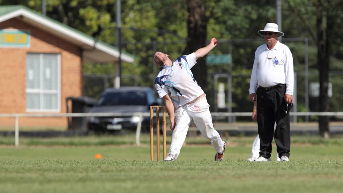 Sniper Craig Irwin scored 53, before taking five wickets in the major semi-final at Victoria Park on Saturday. Photo: Susan Meli.

