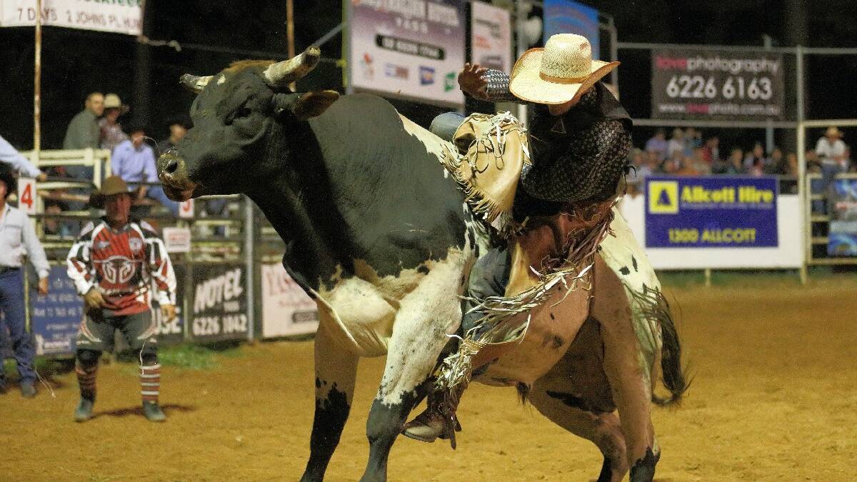 The Yass Show PBR rodeo was a resounding success on Saturday night. Photo: RS Williams.