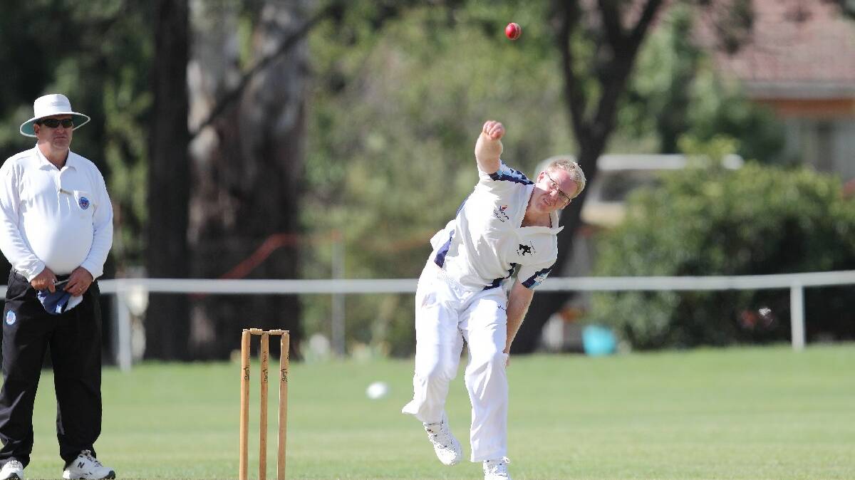Josh O'Brien took the scalp of Andrew Swaffield in an important spell of bowling at the weekend. Photo: RS Williams.
