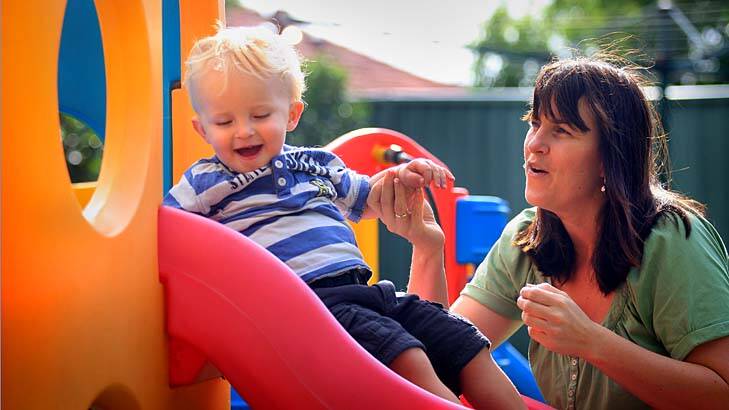 Boom in donor sperm use ... Natalie Hayden with her son, Lucas, at their North Ryde home. She hopes he can meet his biological father.