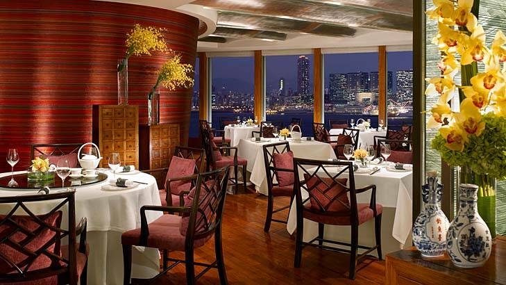 Lung King Heen ... the world's first Chinese restaurant to receive a three-Michelin-star rating.