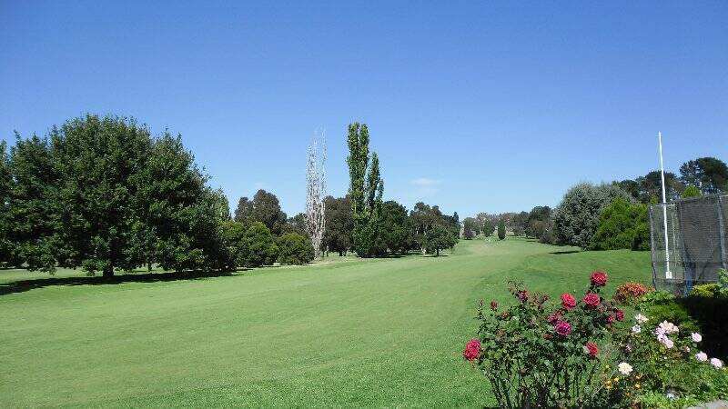 The Yass Golf Course was picture perfect at the weekend. Photo: Tiffany Grange.