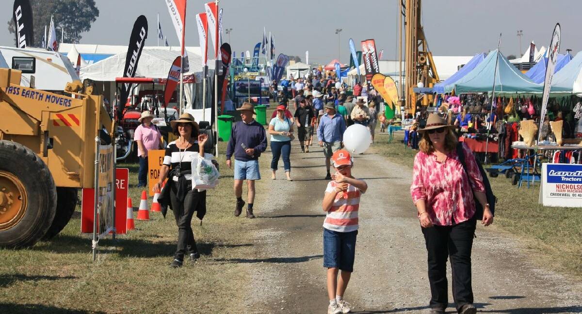 The Murrumbateman Field Days attracts visitors from all over Australia. Photo: Katharyn Brine.