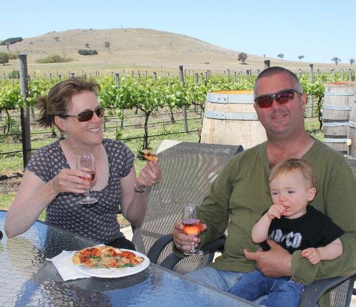 Locals and visitors alike can enjoy regional wineries.