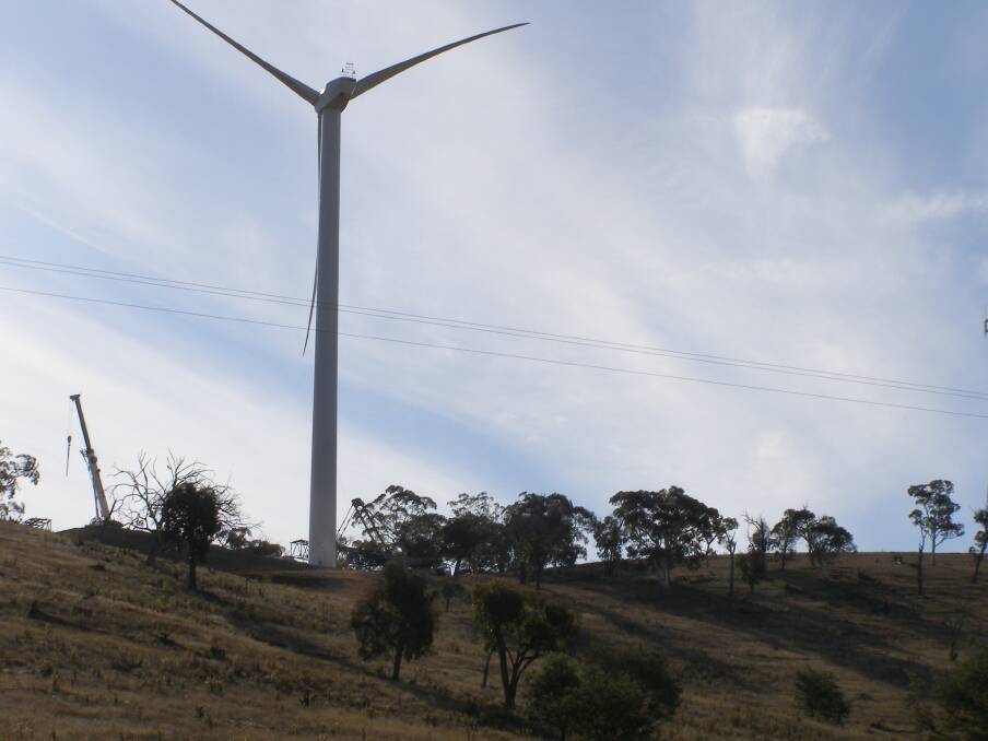 Residents are worried about wind turbines being a fire hazard.
