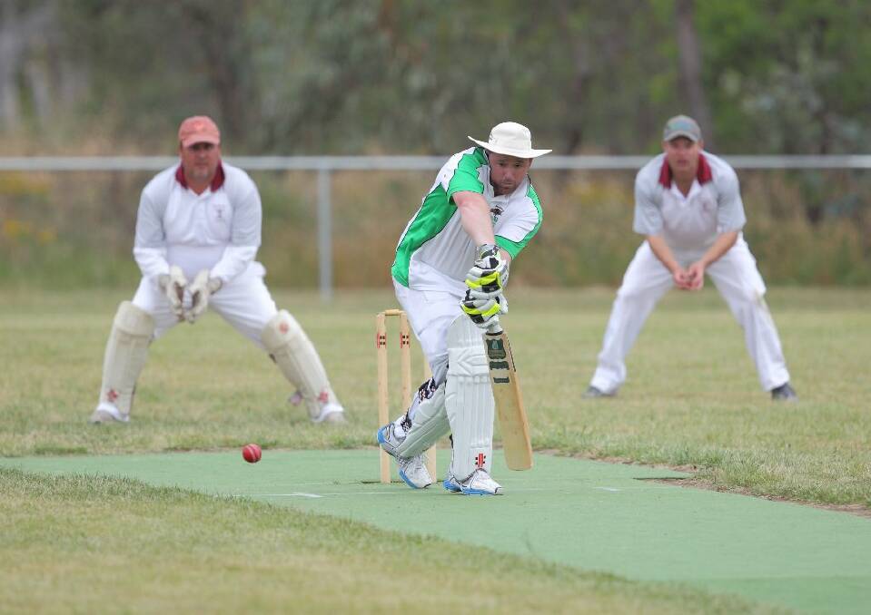 Andrew Morgan batting for the Bowning Buffaloes. Photo: RS Williams.