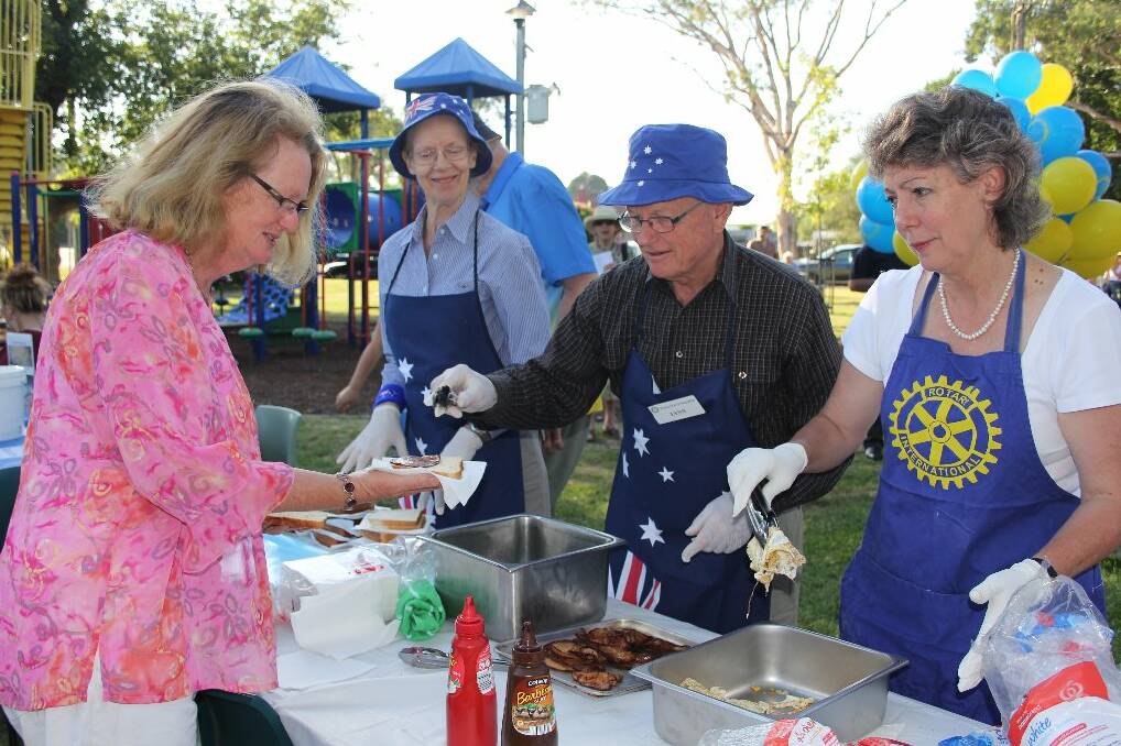 Coronation Park was extremely busy on Saturday as crowds turned out for the annual Australia Day celebrations. 