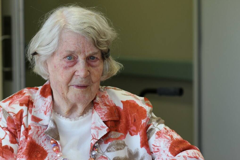 Hope Styles celebrated her 99th birthday at Gwen Warmington Lodge on Wednesday. Photo: Tiffany Grange.