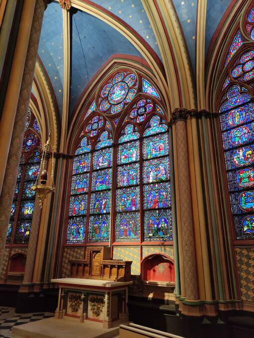 Stained-glass windows have a new vibrancy.