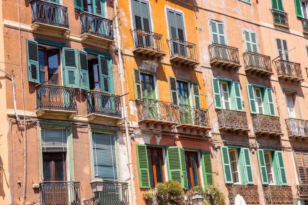 Colourful buildings in Cagliari, Italy. Picture: Getty Images Colourful buildings in Cagliari, Italy. Picture: Getty Images