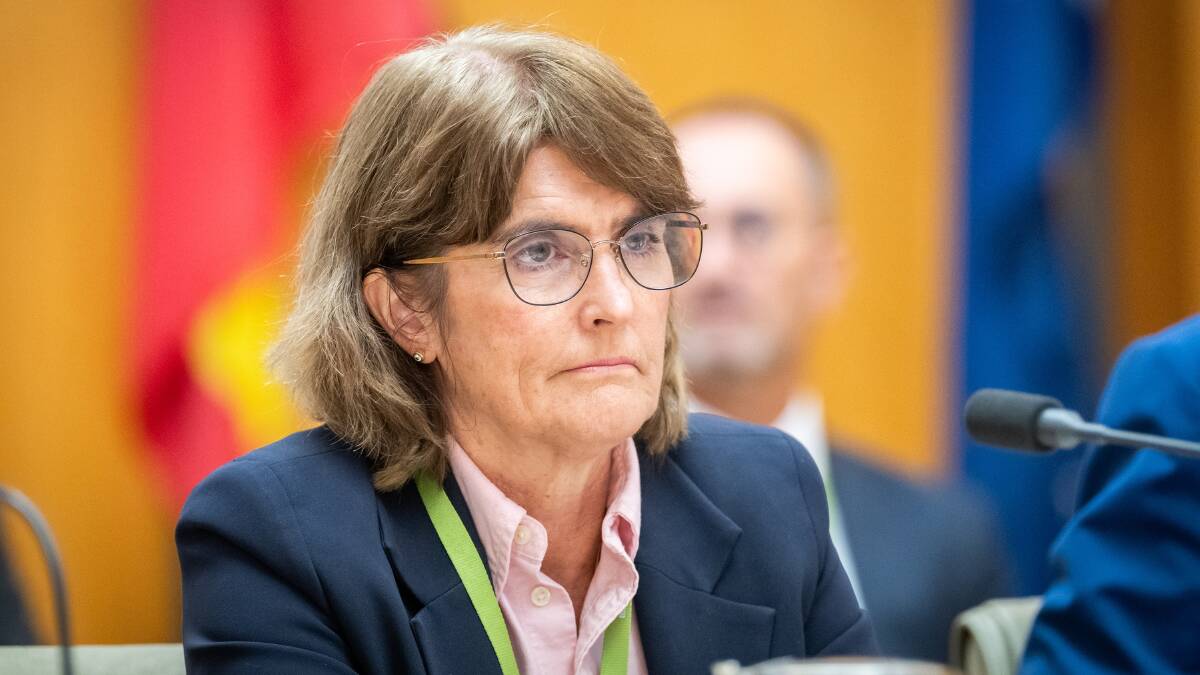 Reserve Bank governor Michele Bullock appearing at Parliament House in February. Picture by Karleen Minney