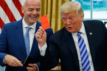 Trump should get a red card and so should FIFA