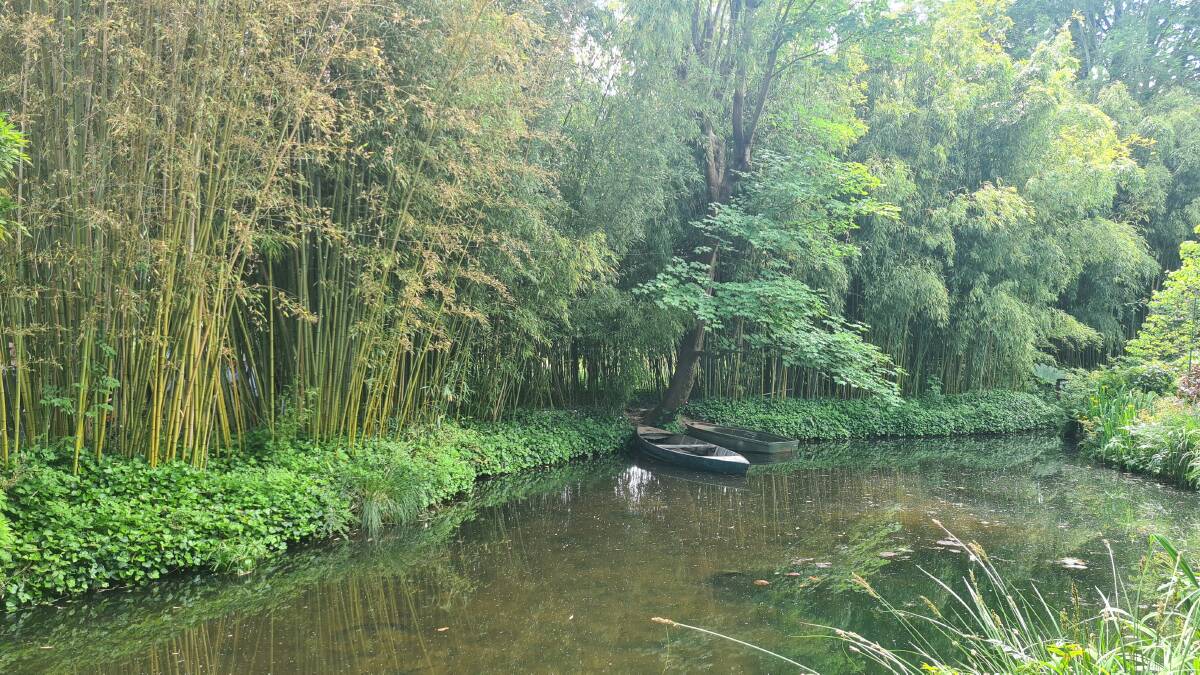 Monet's gardens in Giverny. Monet's gardens in Giverny.