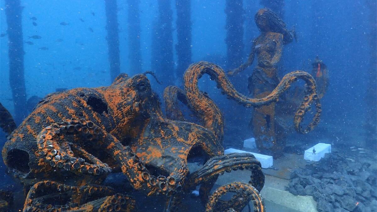 What lies beneath: Discover a sculpture trail at this underwater gallery What lies beneath: Discover a sculpture trail at this underwater gallery