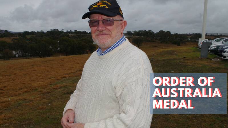 SURPRISED: Commander Francis (Frank) John Owen RANR (Retd),  of Murrumbateman was surprised to be notified of his Order of Australia Medal. Photo: Darryl Fernance