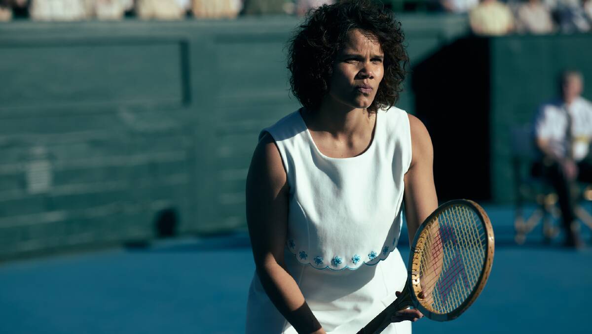 Lila McGuire stars as Evonne Goolagong in a three-part mini-series on the ABC.