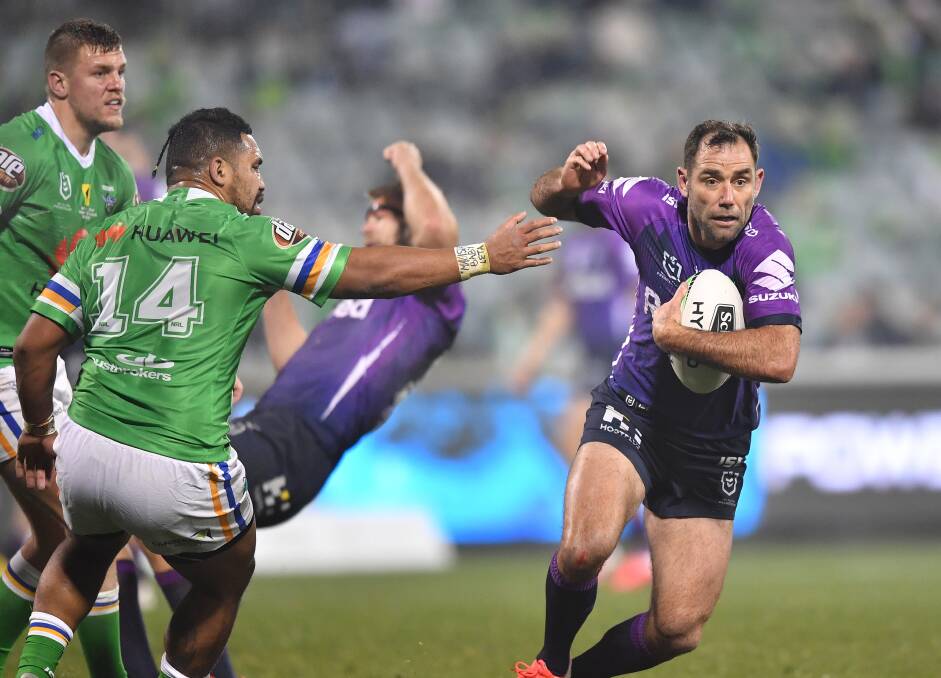 ON THE MOVE: Storm veteran Cameron Smith. Picture: Gregg Porteous/NRL Imagery