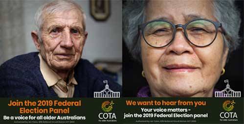 GET ONLINE: COTA Australia has launched the campaign in the lead-up to the May 19 election.